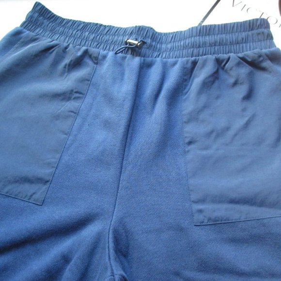 VICTORIA'S SECRET Fleece Jogger Pants Ensign Navy Blue Sweatpants NWT - Picture 8 of 8